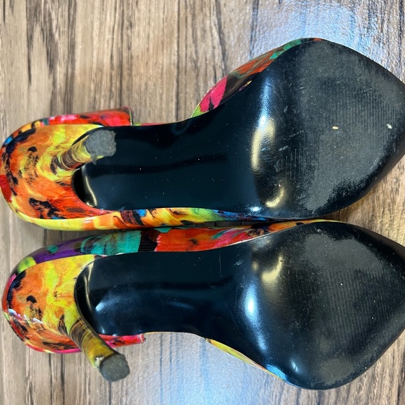 Steve‎ Madden Women's Groovi, Floral Multi Size 8 - Picture 10 of 15